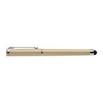 Islander Softy Metallic Gel Pen w/ Stylus - Full Color - Gold