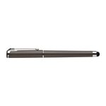 Islander Softy Metallic Gel Pen w/ Stylus - Full Color - Gunmetal