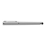 Islander Softy Metallic Gel Pen w/ Stylus - Full Color - Silver