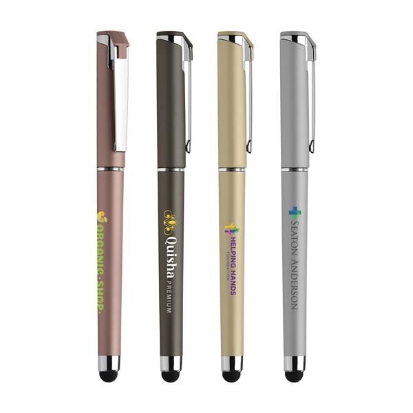Main Product Image for Islander Softy Metallic Gel Pen w/ Stylus - Full Color