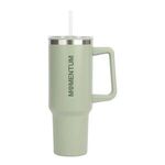 Izzy 40 oz. Steel/PP Travel Mug - Light Green