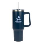 Izzy 40 oz. Steel/PP Travel Mug - Navy