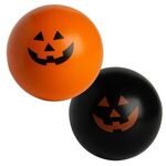 Jack-O-Lantern Ball Squeezies® Stress Reliever - Orange