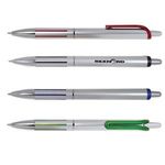Buy Custom Imprinted Pen - Jangle Silver Click Pen