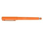 Jazzy Gel Pen With Stylus - Orange