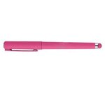 Jazzy Gel Pen With Stylus - Pink