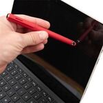 Jazzy Gel Pen With Stylus - Red