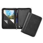 Jeffereson Zippered Jr. Padfolio - Black