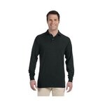 Jerzees(R) Adult SpotShield(TM) Long-Sleeve Jersey Sport Shirt - Black