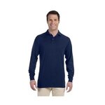 Jerzees(R) Adult SpotShield(TM) Long-Sleeve Jersey Sport Shirt - J Navy Blue