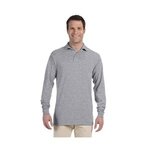 Jerzees(R) Adult SpotShield(TM) Long-Sleeve Jersey Sport Shirt - Oxford Gray