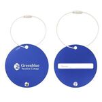 Jet Setter Aluminum Luggage Tag - Metallic Royal