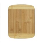 "Joaquin" Two - Tone Bamboo Cutting Board with White Gift Box - Standard