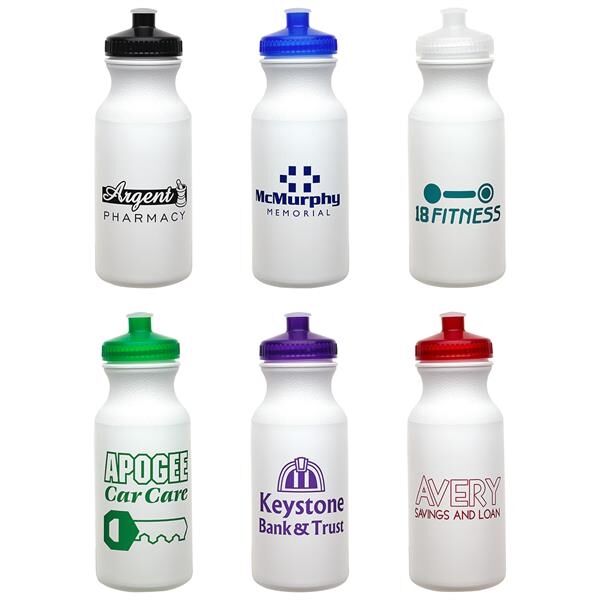 Main Product Image for Marketing Jockey 20 Oz Economy Bottle With Push-Pull Lid