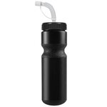 Journey 28 Oz. Bike Bottle w/ Straw Cap - Black