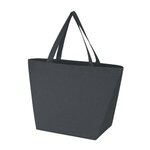 Julian - Non-Woven Shopping Tote Bag - Metallic imprint - Black
