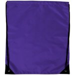 Jumbo Drawstring Backpack - Purple