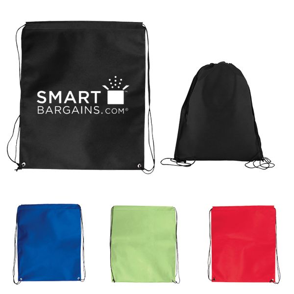 Main Product Image for Imprinted Drawstring Backpack Jumbo Nonwoven