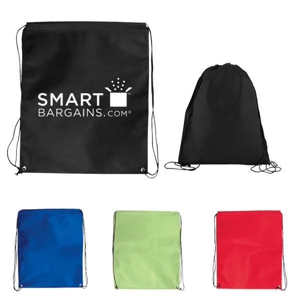 Main Product Image for Custom Jumbo Nonwoven Drawstring Cinch-Up Backpack