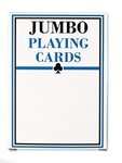 Jumbo Playing Cards - Blue