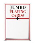 Jumbo Playing Cards - Red