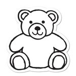 Jumbo Teddy Bear - Blank