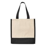 Junior Mini Cotton Box Tote - Black