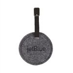 Buy Juniper Recycled Felt Round Luggage Tag