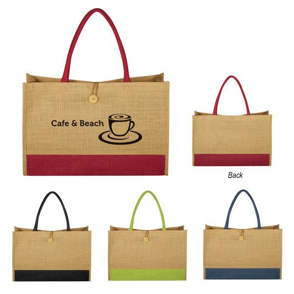 Main Product Image for Jute Box Tote Bag