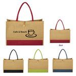 Buy Imprinted Jute Box Tote Bag