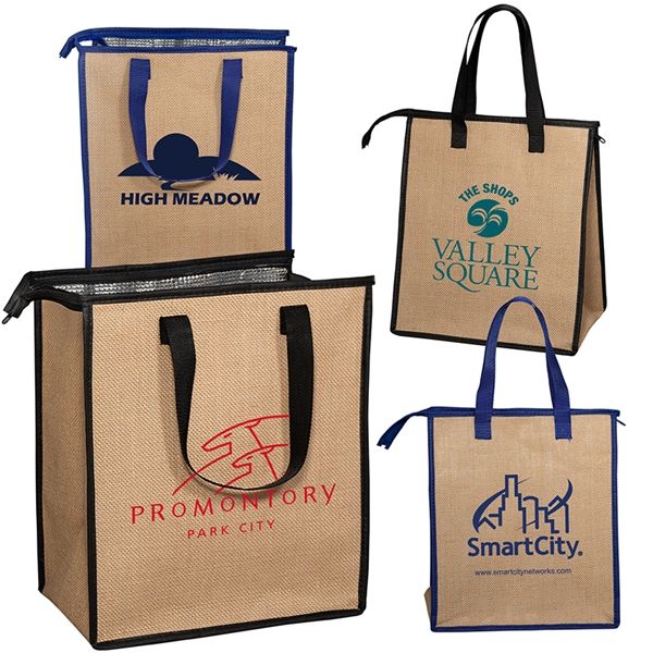 Main Product Image for Imprinted Jute Cooler Tote