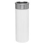 Kauai - 18 oz. Double-Wall Stainless Tumbler - Laser - White