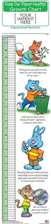 Main Product Image for Keep Our Planet Healthy Growth Chart