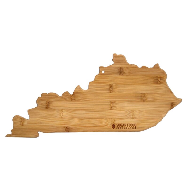 Main Product Image for Kentucky State Shaped Bamboo Serving And Cutting Board