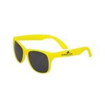 Kids Single Color Matte Sunglasses -  