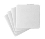 KINGS Set of 4 Dye-Sublimated Felt Coasters -  