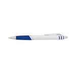 Kingston Pen - White With Royal Blue