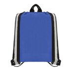 Klondike - 210D Polyester Drawstring Bag - Full Color - Blue