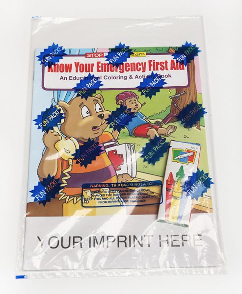 Main Product Image for Know Your Emergency First Aid Coloring Book Fun Pack