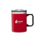 Kobuk 14oz. Steel & PP Camping Mug - Red