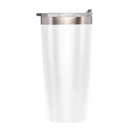 Kona - 16 oz. Double-Wall Stainless Tumbler - Laser - White