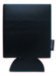 KOOZIE (R) Leather-Like Can Cooler - Black