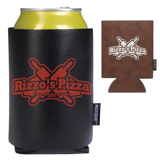 Main Product Image for Custom Printed Koozie (R) Leather-Like Can Cooler