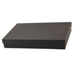 Kraft Jewelry Boxes - Black Pinstripe