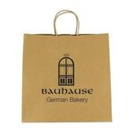 Kraft Paper Brown Shopping Bag - 10" x 10" -  