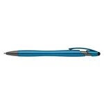 La Jolla Gunmetal with Stylus - Aqua Blue