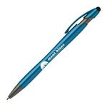 La Jolla Gunmetal with Stylus - Aqua Blue