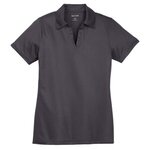Ladies Sport-Tek PosiCharge Active Textured Polo With Embroidery - Iron Grey