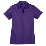 Ladies Sport-Tek PosiCharge Active Textured Polo With Embroidery - Purple