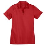 Ladies Sport-Tek PosiCharge Active Textured Polo With Embroidery - True Red